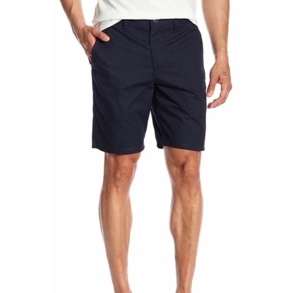 John Varvatos USA Men's Size 36 Black 8.5" Cotton Chino Shorts NWT